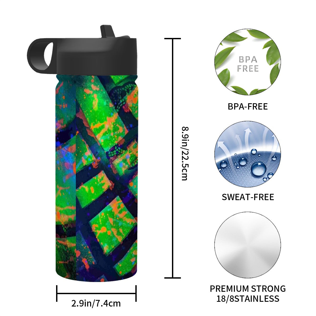 Stainless Steel Vacuum Insulated Tumbler (18oz)