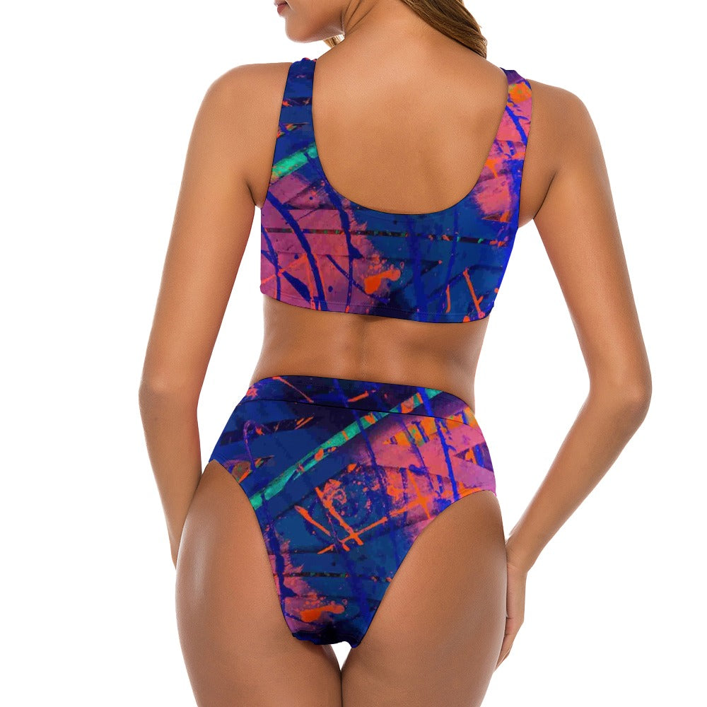 Gavin Scott Safflower Two-Piece Swimsuit (Femme S-2XL)