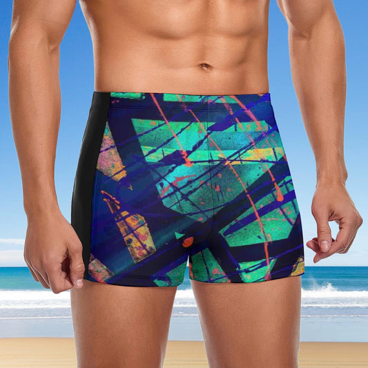 Gavin Scott Square Cut Swimming Trunks (Masc S-3XL)
