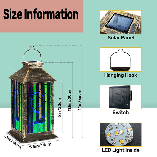 Gavin Scott Solar Powered Indoor/Outdoor Lantern