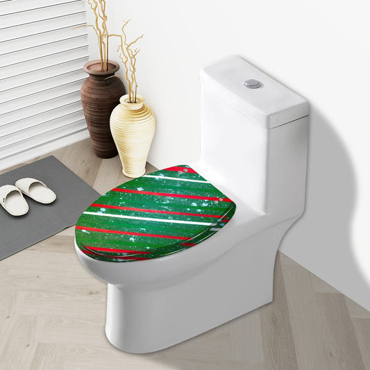 Gavin Scott Elongated Toilet Seat w/Matching Soft-close Lid (V-Shape)