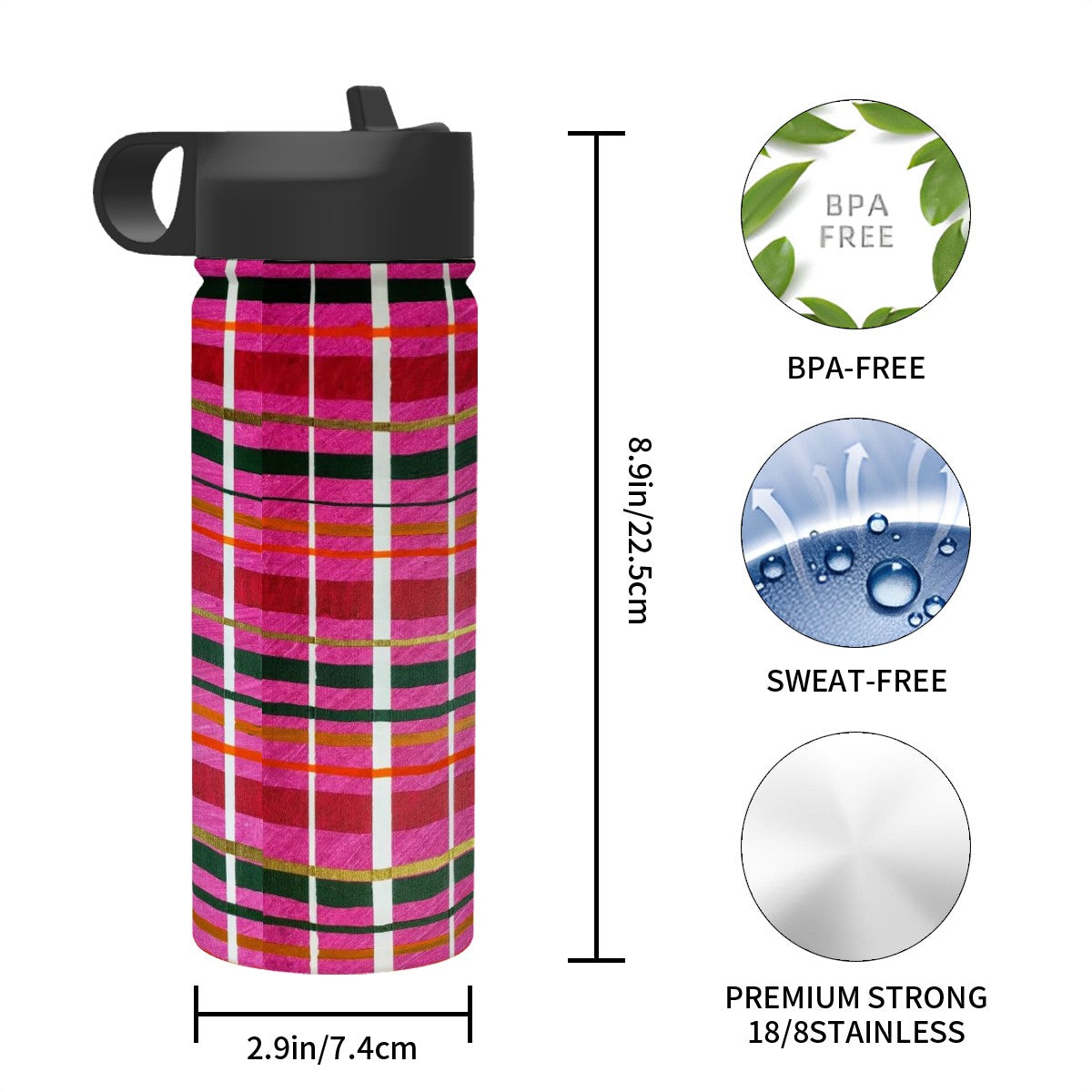 Gavin Scott Stainless Steel Vacuum Insulated Tumbler (18oz)