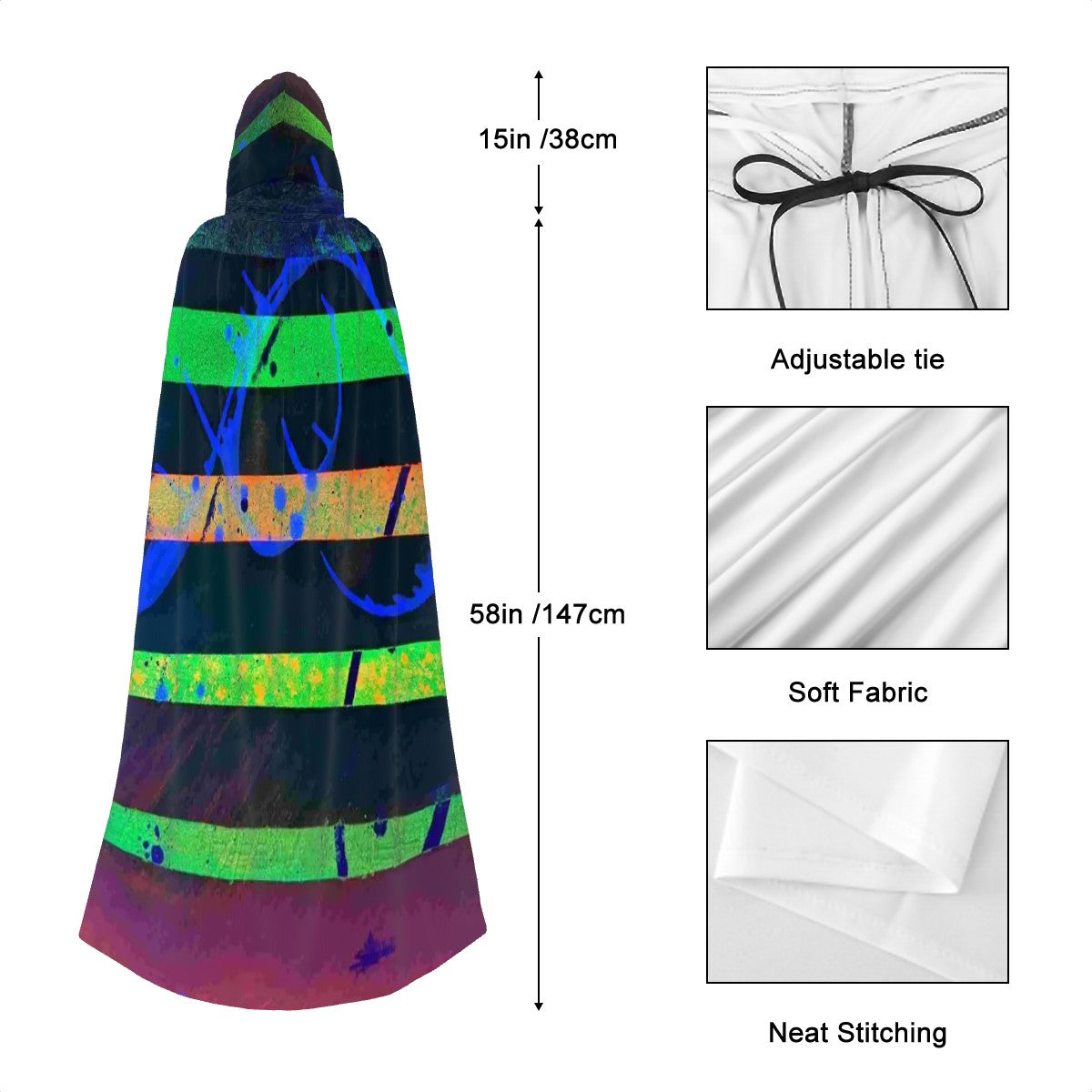 Gavin Scott Hooded Cloak