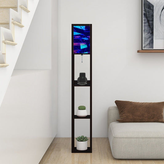 Gavin Scott Floor Lamp with Shelves (2 Colors)