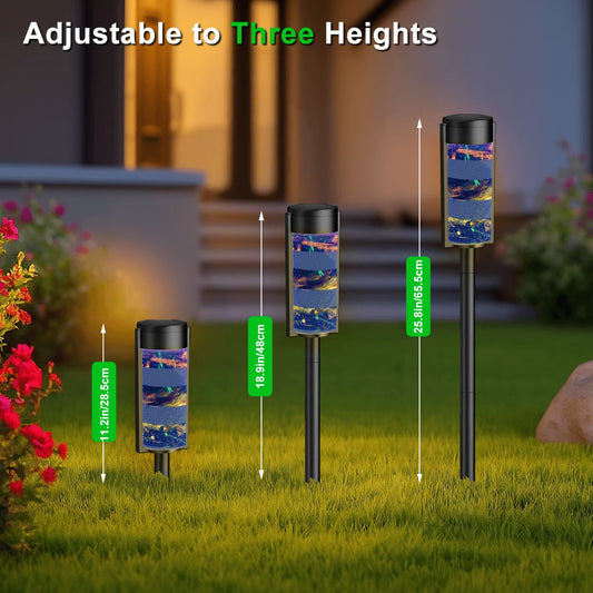 Gavin Scott Adjustable Outdoor Solar Lights (set of 4)