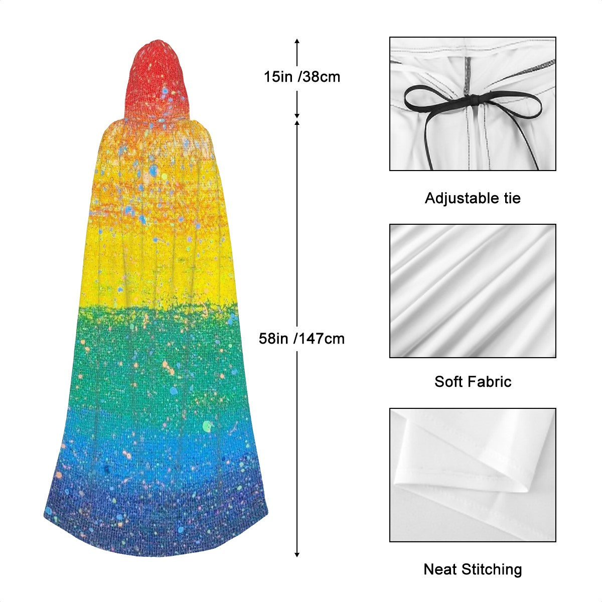 Gavin Scott Hooded Cloak