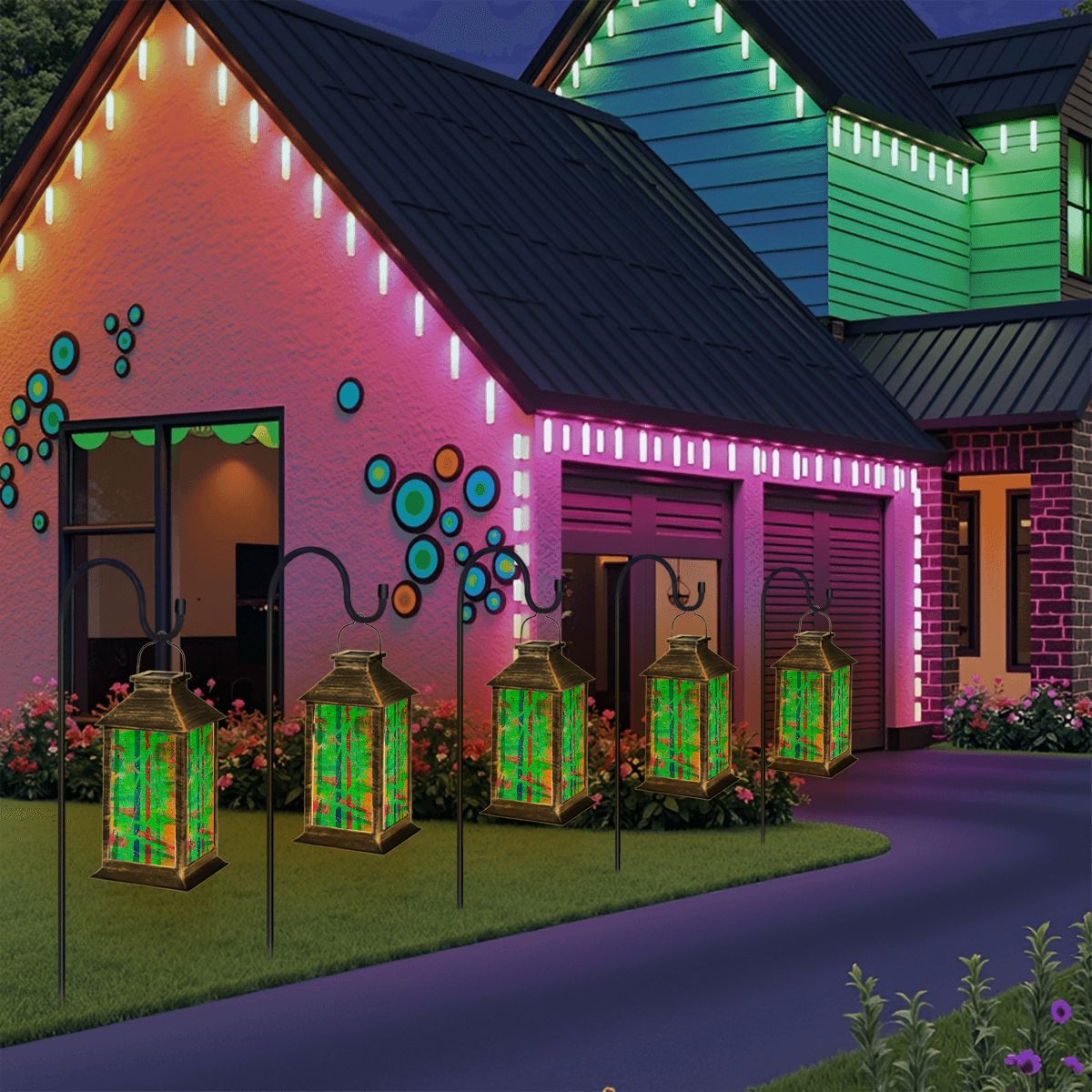 Gavin Scott Solar Powered Indoor/Outdoor Lantern