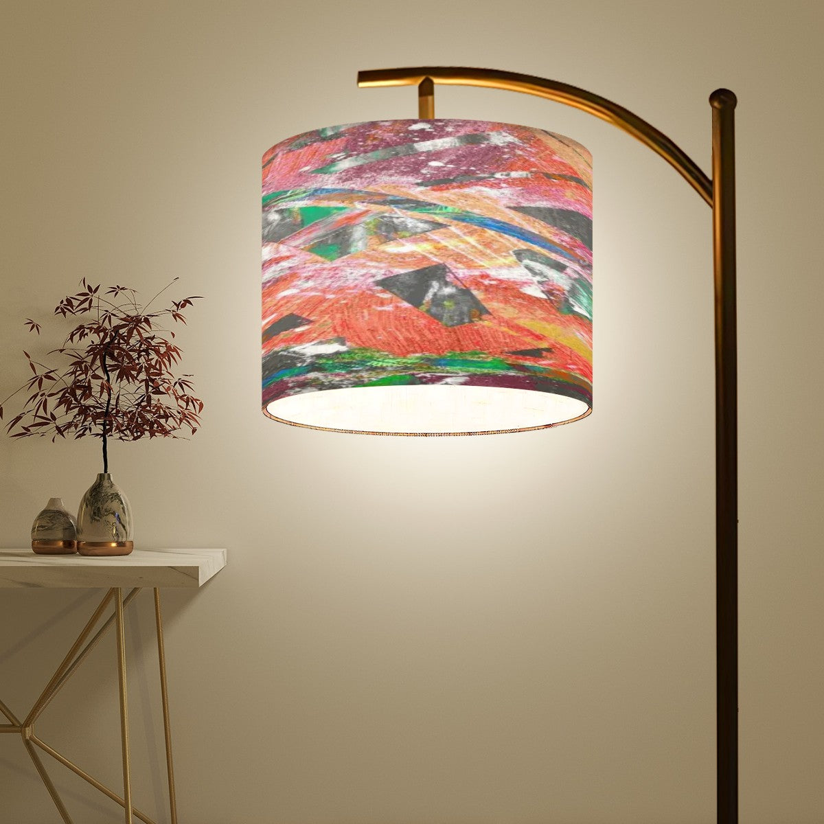 Gavin Scott Arc Floor Lamp w/Remote