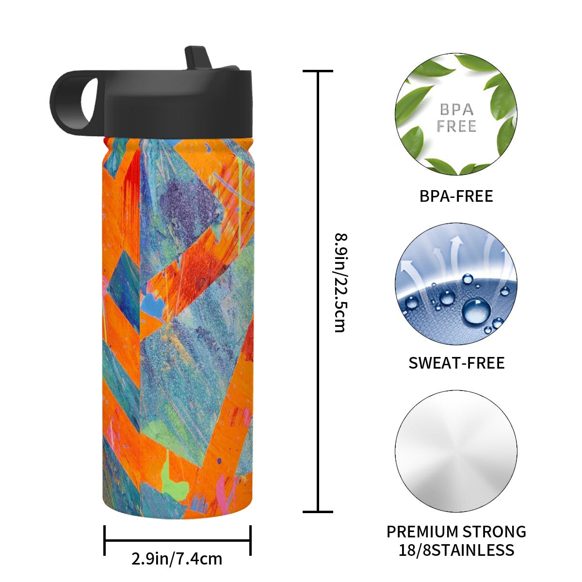 Gavin Scott Stainless Steel Vacuum Insulated Tumbler (18oz)