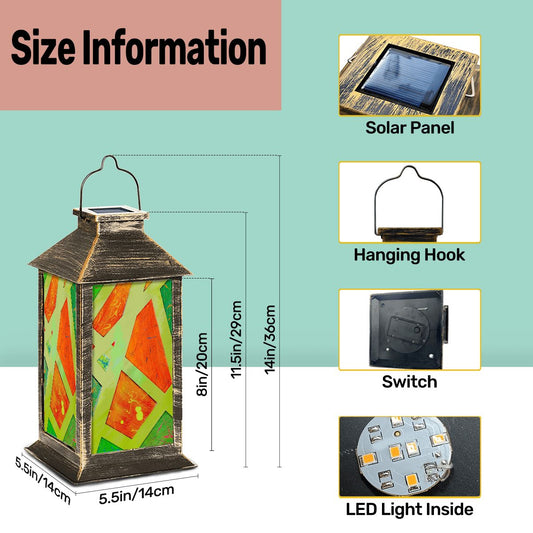 Gavin Scott Solar Powered Indoor/Outdoor Lantern