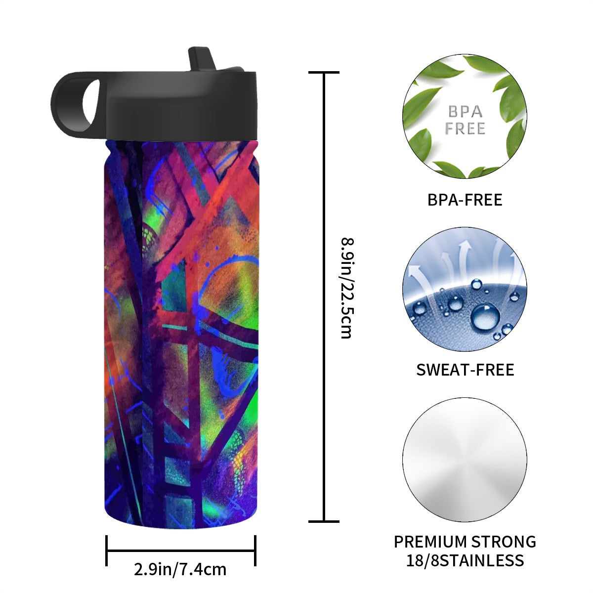 Gavin Scott Stainless Steel Vacuum Insulated Tumbler (18oz)