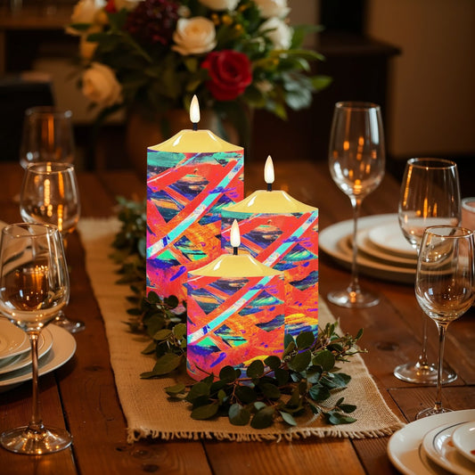 Gavin Scott Flameless Candles w/Remote (Set of 3)