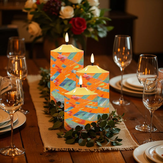 Gavin Scott Flameless Candles w/Remote (Set of 3)