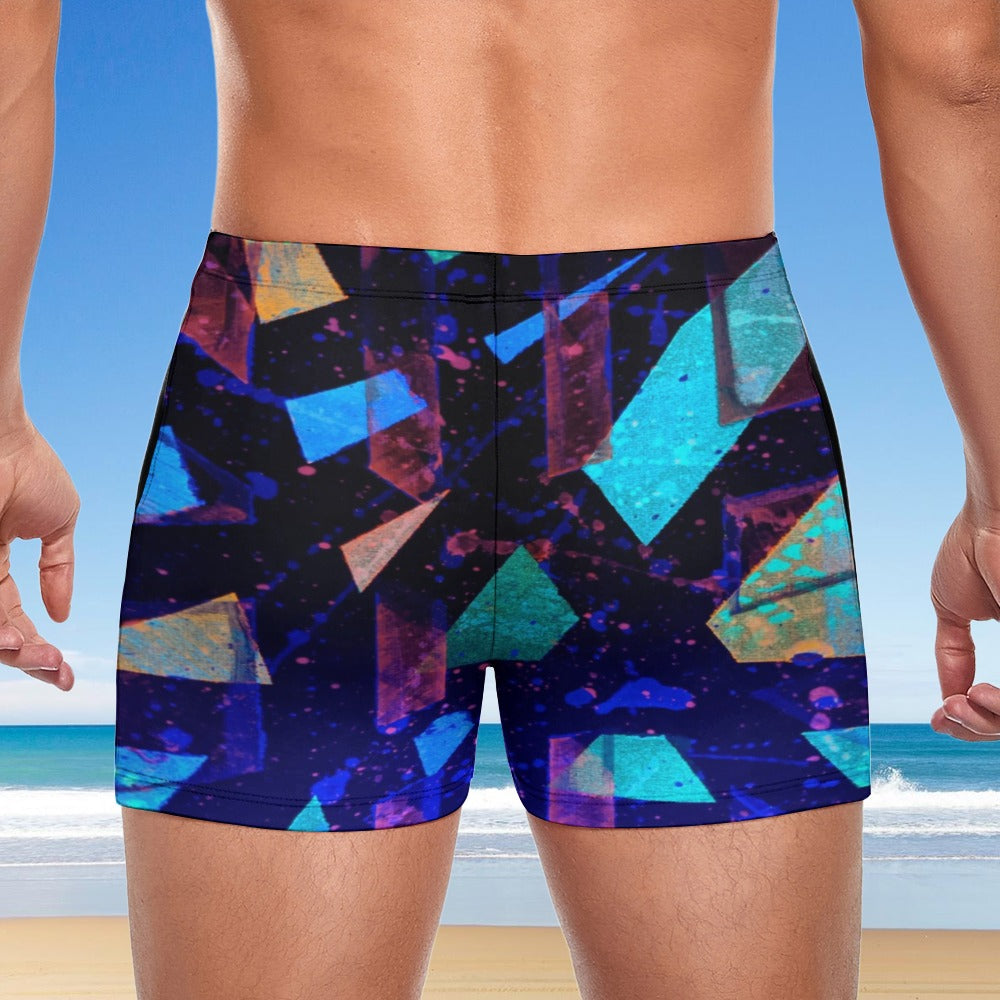 Gavin Scott Square Cut Swimming Trunks (Masc S-3XL)