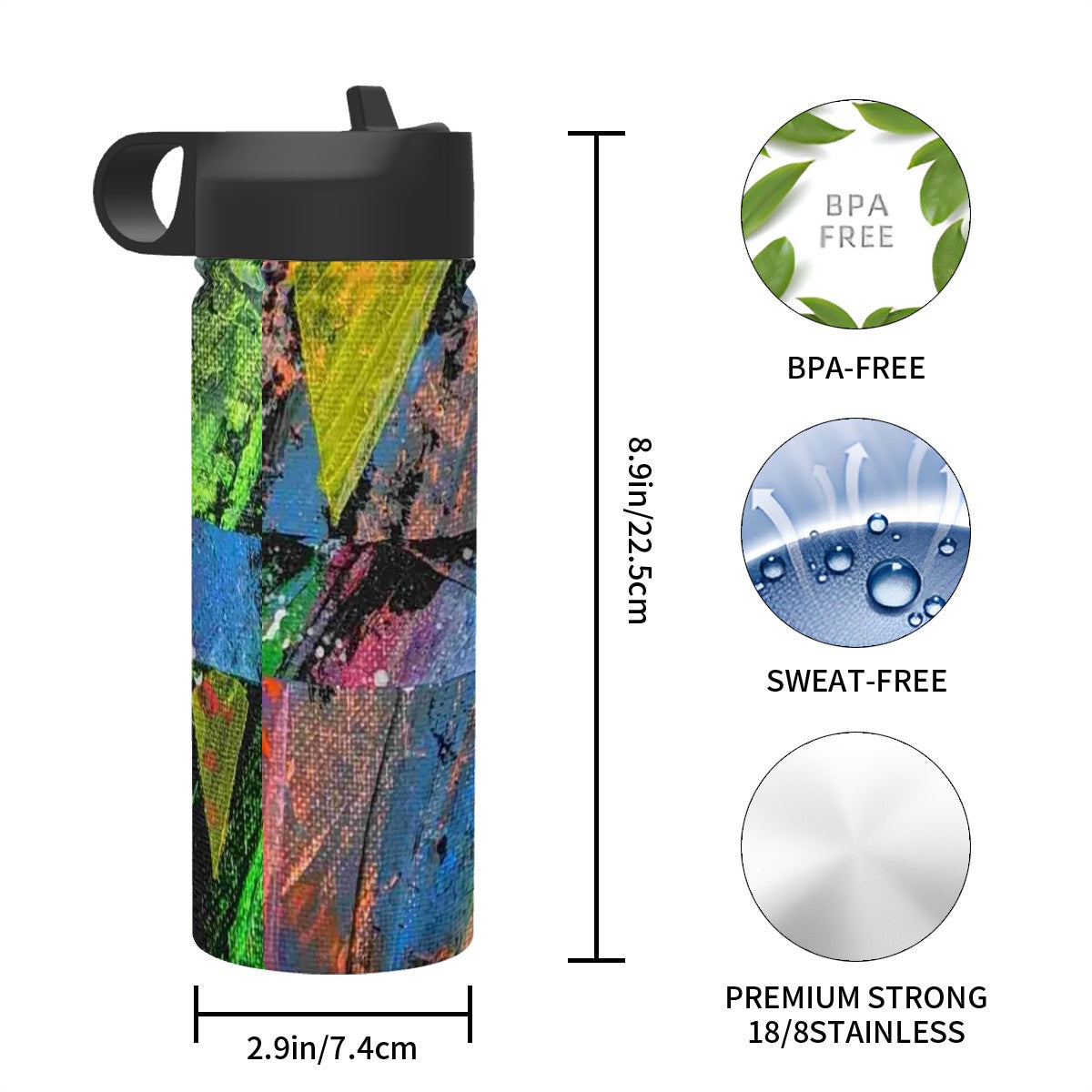 Gavin Scott Stainless Steel Vacuum Insulated Tumbler (18oz)