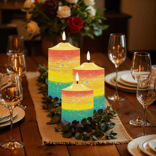 Gavin Scott Flameless Candles w/Remote (Set of 3)