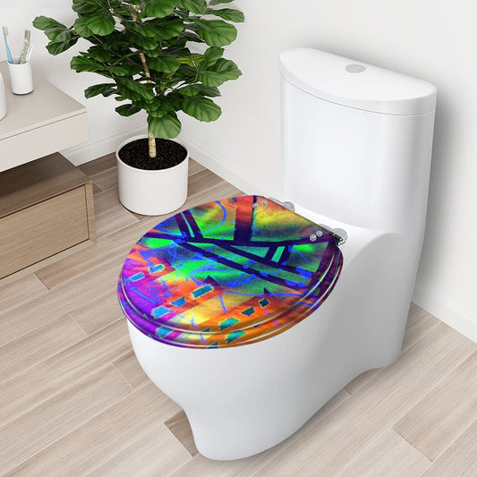 Gavin Scott Round Toilet Seat w/Matching Soft-close Lid (O-Shape)