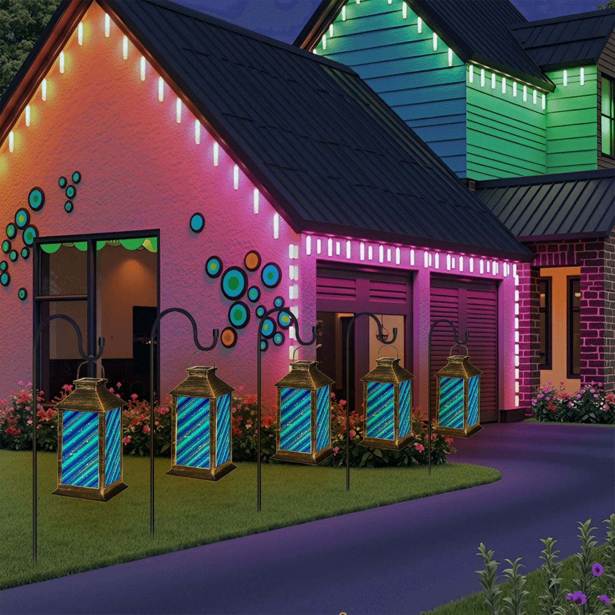 Gavin Scott Solar Powered Indoor/Outdoor Lantern