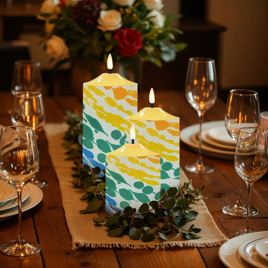 Gavin Scott Flameless Candles w/Remote (Set of 3)