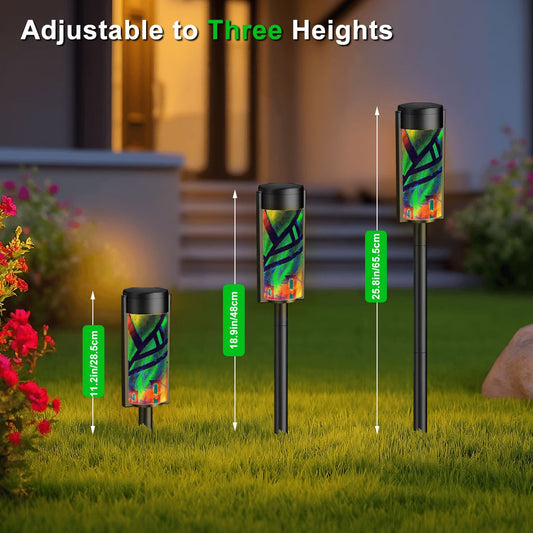 Gavin Scott Adjustable Outdoor Solar Lights (set of 4)