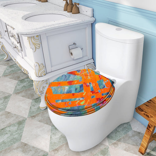 Gavin Scott Universal Toilet Seat w/Matching Soft-close Lid