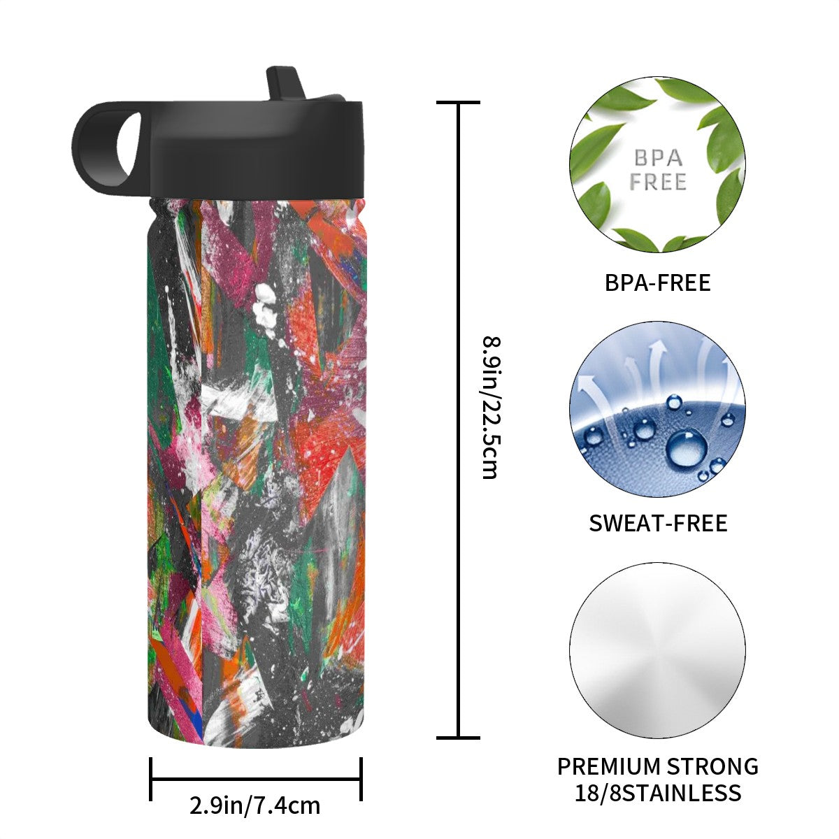 Gavin Scott Stainless Steel Vacuum Insulated Tumbler (18oz)