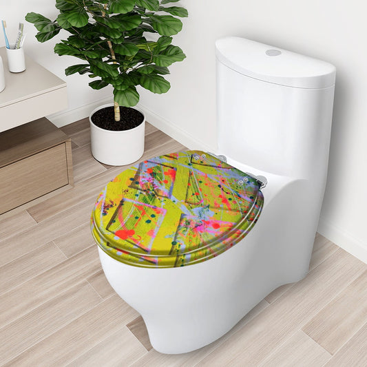 Gavin Scott Round Toilet Seat w/Matching Soft-close Lid (O-Shape)
