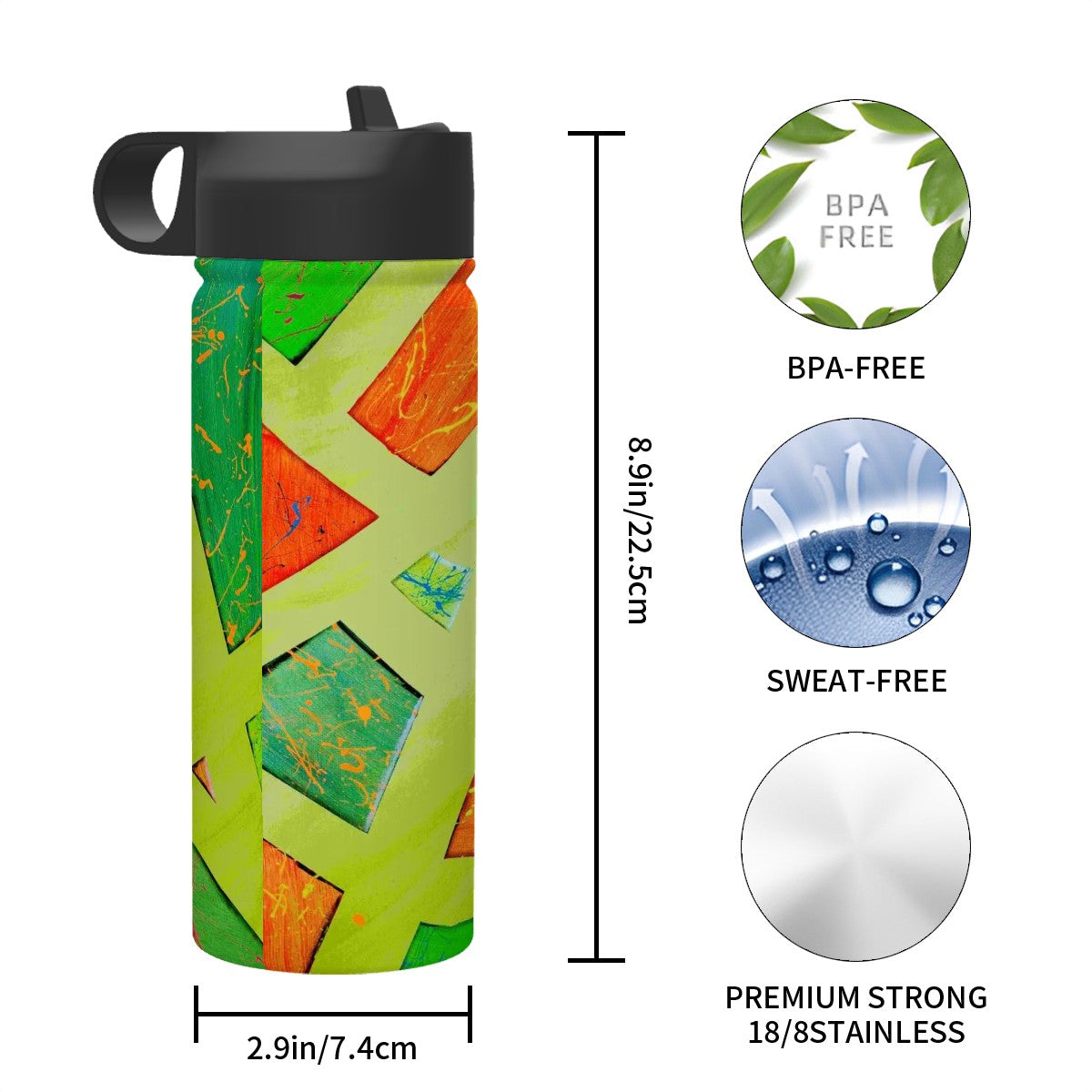 Gavin Scott Stainless Steel Vacuum Insulated Tumbler (18oz)