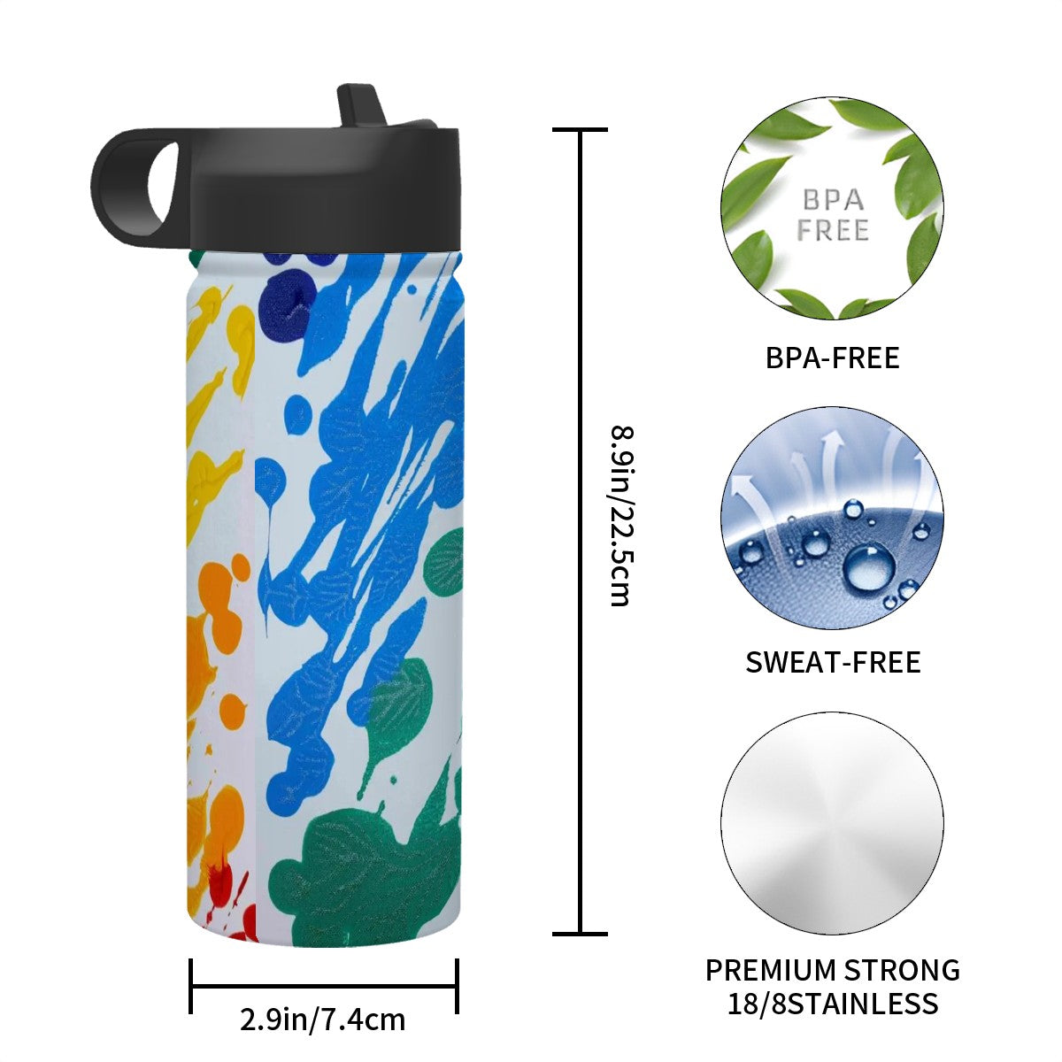 Gavin Scott Stainless Steel Vacuum Insulated Tumbler (18oz)