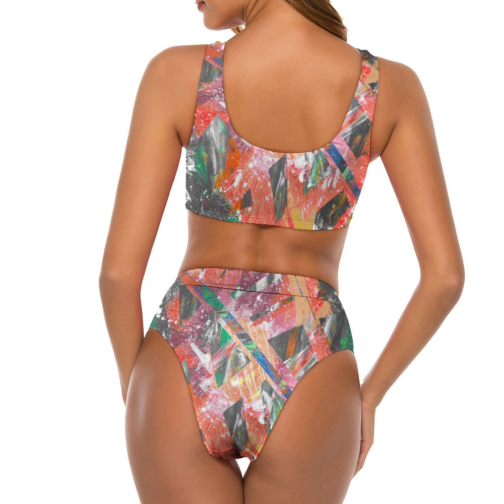 Gavin Scott Safflower Two-Piece Swimsuit (Femme S-2XL)