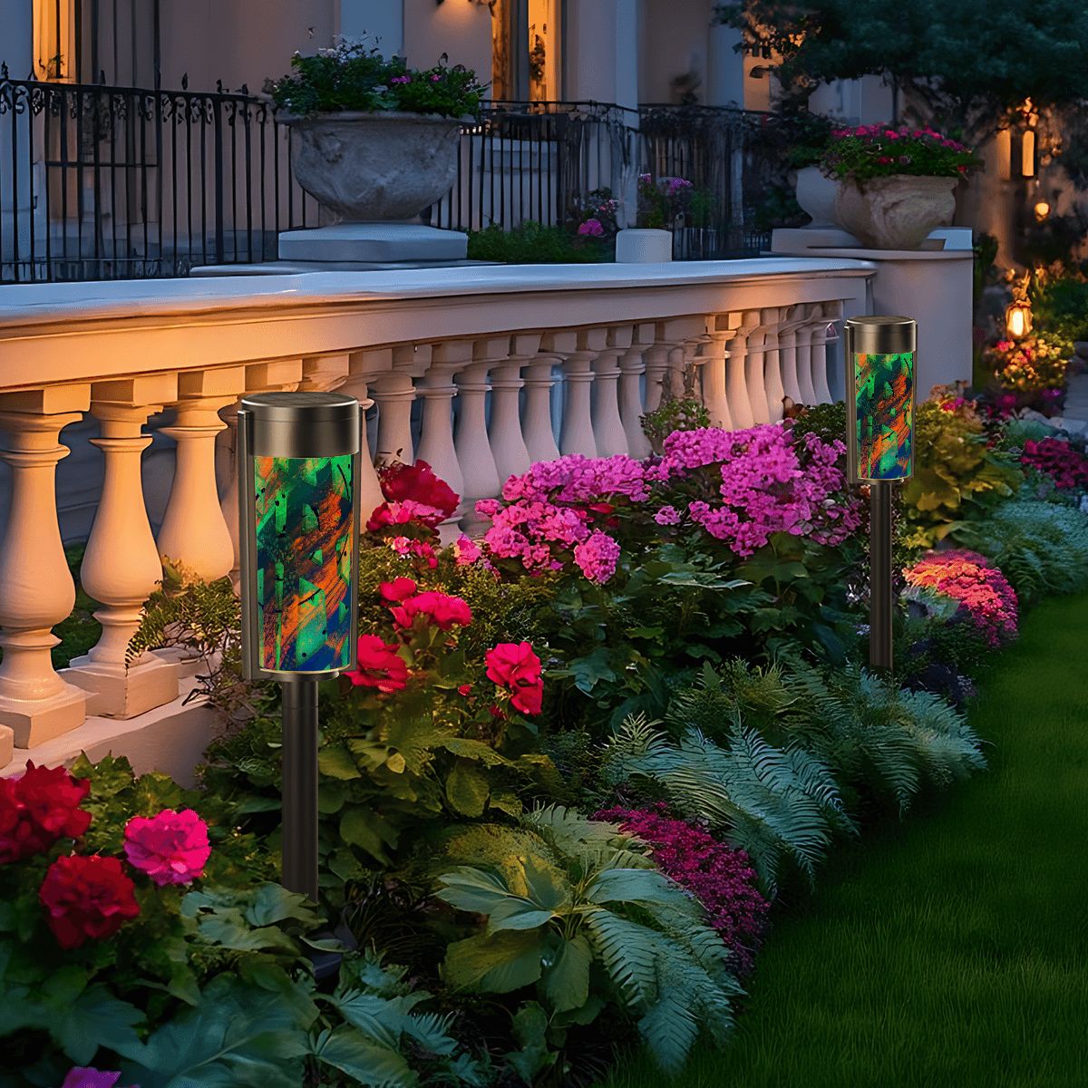 Gavin Scott Adjustable Outdoor Solar Lights (set of 4)