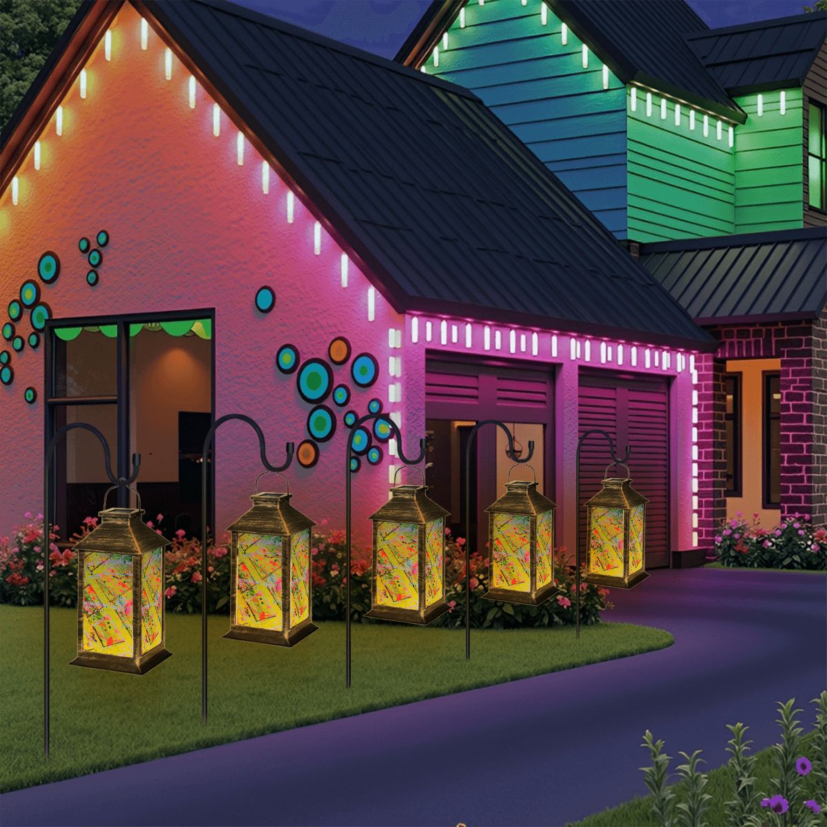 Gavin Scott Solar Powered Indoor/Outdoor Lantern