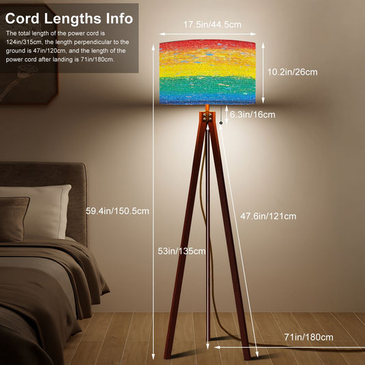 Gavin Scott PRIDE Tripod Floor Lamp
