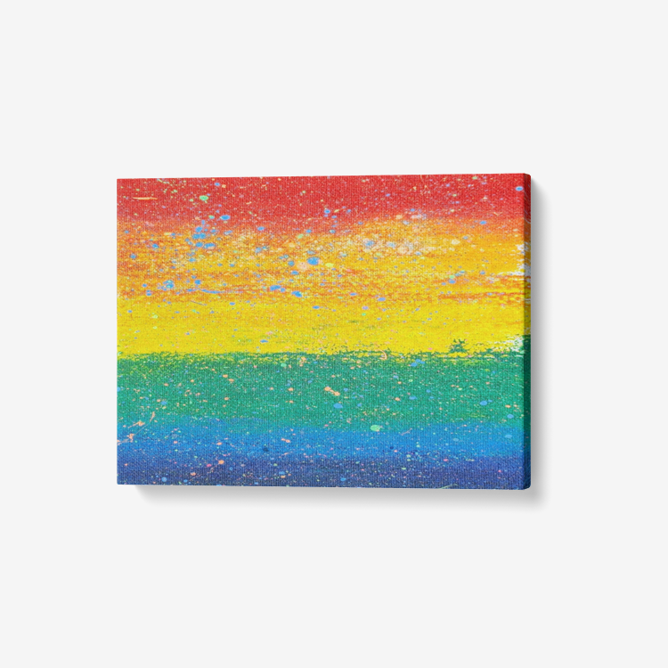 Gavin Scott PRIDE Official Printed Canvas Wall Art with Gallery Wrapped Frame or Canvas Only Option (24"x18")