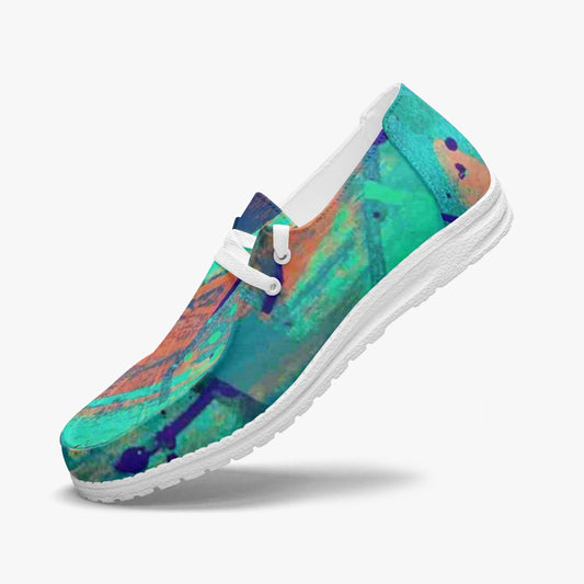 Gavin Scott Canvas Lace-up Loafers