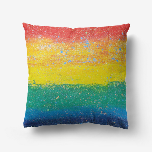 Gavin Scott PRIDE Velvet Throw Pillow with Hypoallergenic Insert or Cover Only Option (3 Sizes)