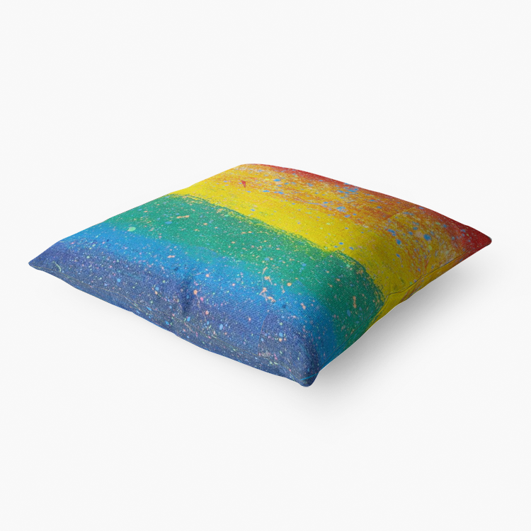 Gavin Scott PRIDE Velvet Throw Pillow with Hypoallergenic Insert or Cover Only Option (3 Sizes)