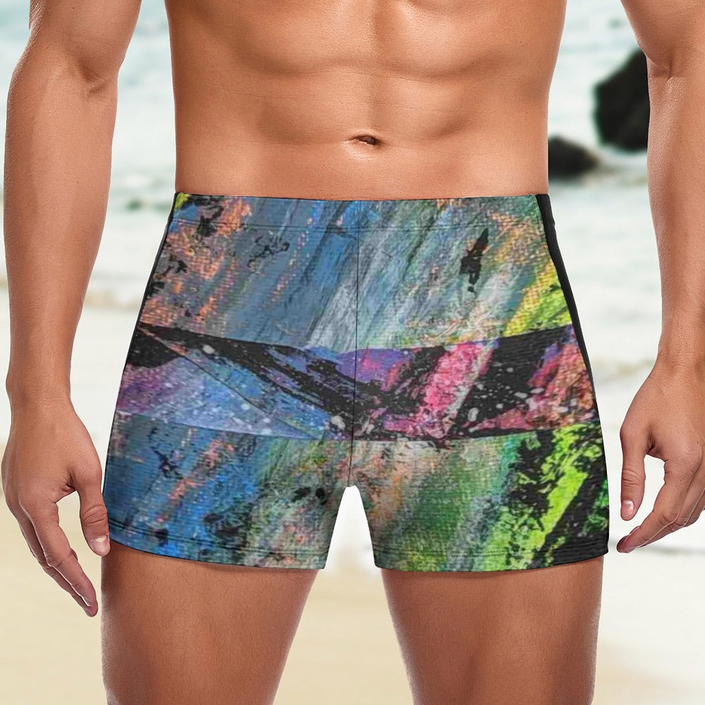 Gavin Scott Square Cut Swimming Trunks (Masc S-3XL)