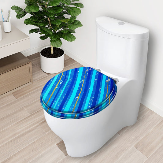 Gavin Scott Round Toilet Seat w/Matching Soft-close Lid (O-Shape)
