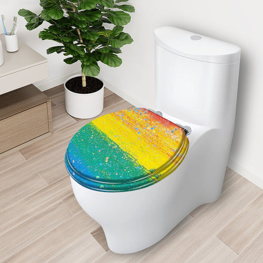 Gavin Scott Round Toilet Seat w/Matching Soft-close Lid (O-Shape)