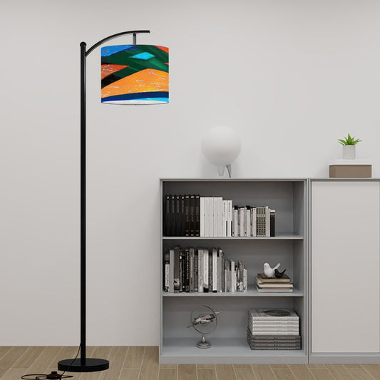 Gavin Scott Arc Floor Lamp w/Remote