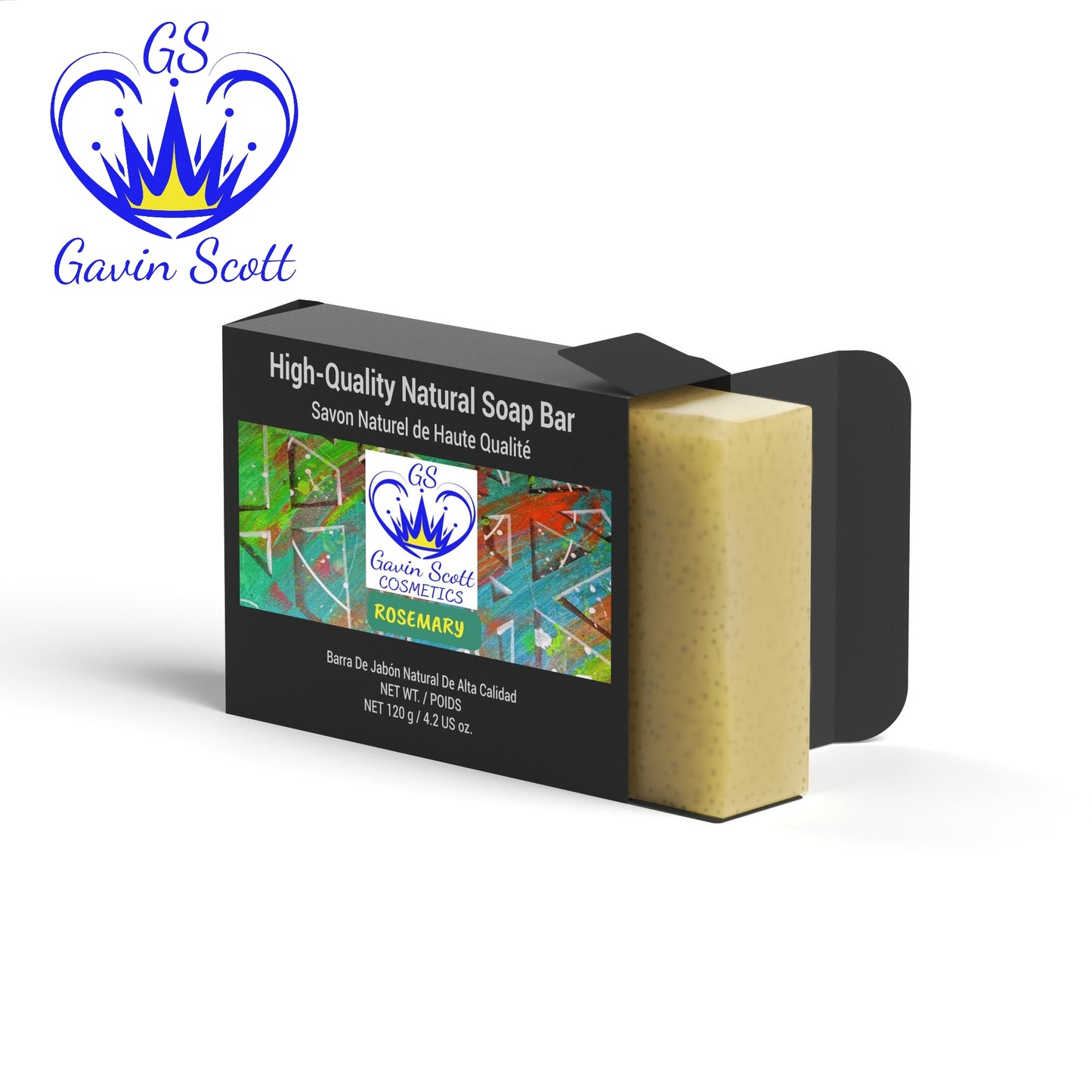 Gavin Scott Cosmetics Organic Rosemary Soap