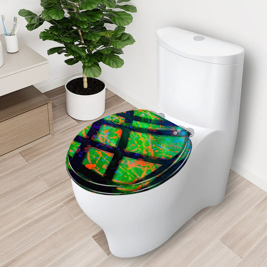 Gavin Scott Round Toilet Seat w/Matching Soft-close Lid (O-Shape)