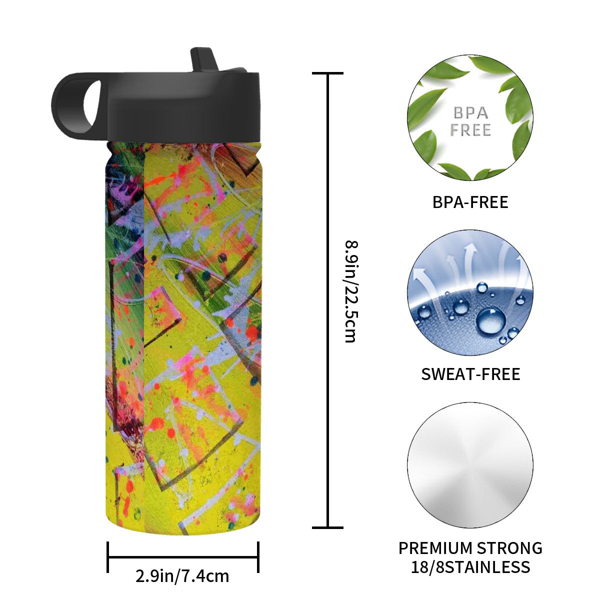 Gavin Scott Stainless Steel Vacuum Insulated Tumbler (18oz)