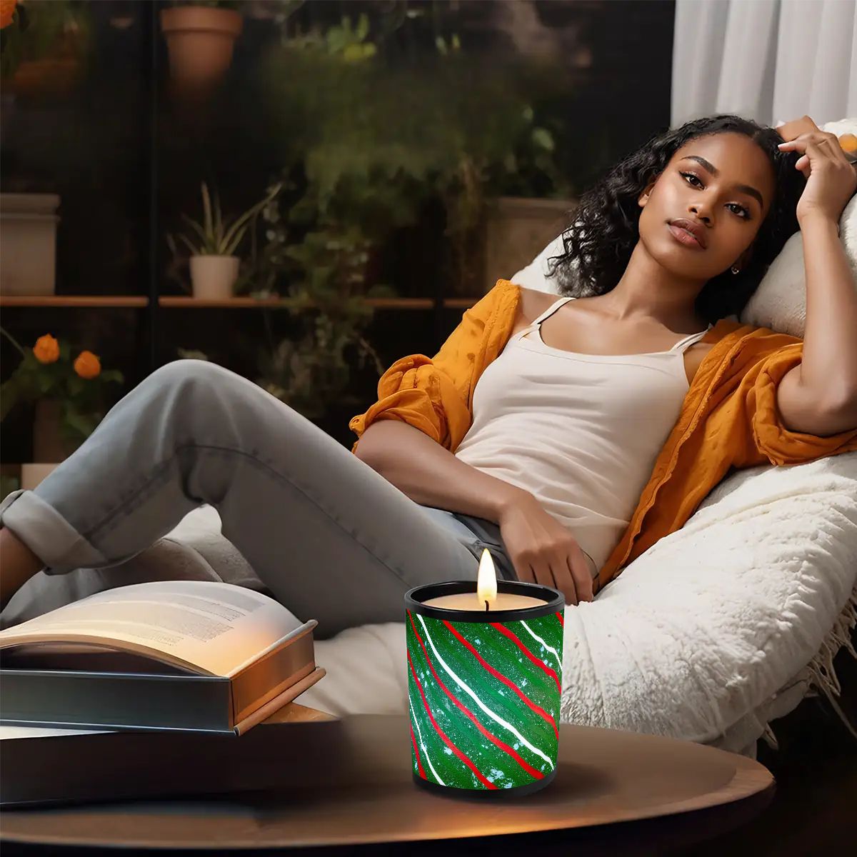 Gavin Scott Scented Black Jar Candle (6oz)