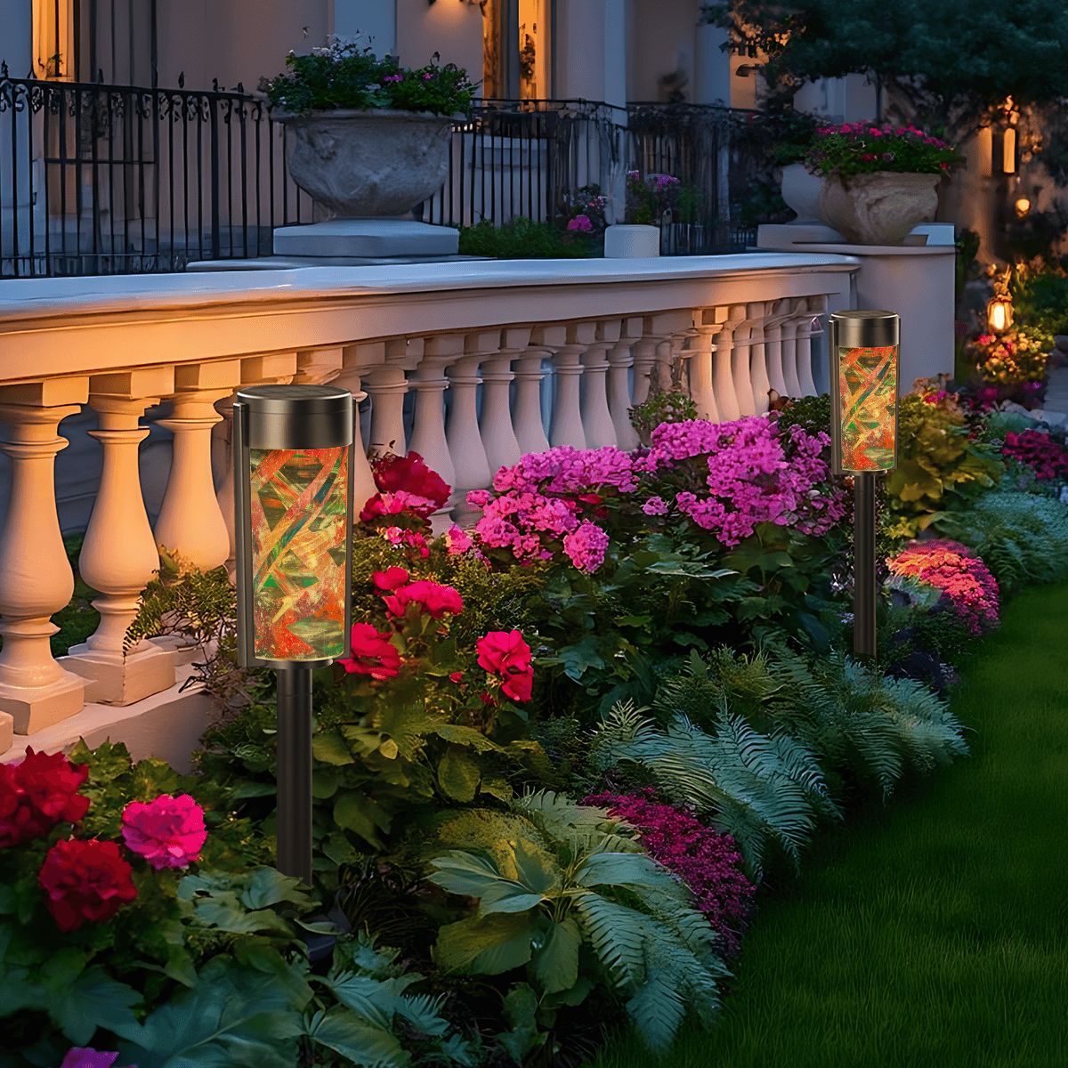 Gavin Scott Adjustable Outdoor Solar Lights (set of 4)