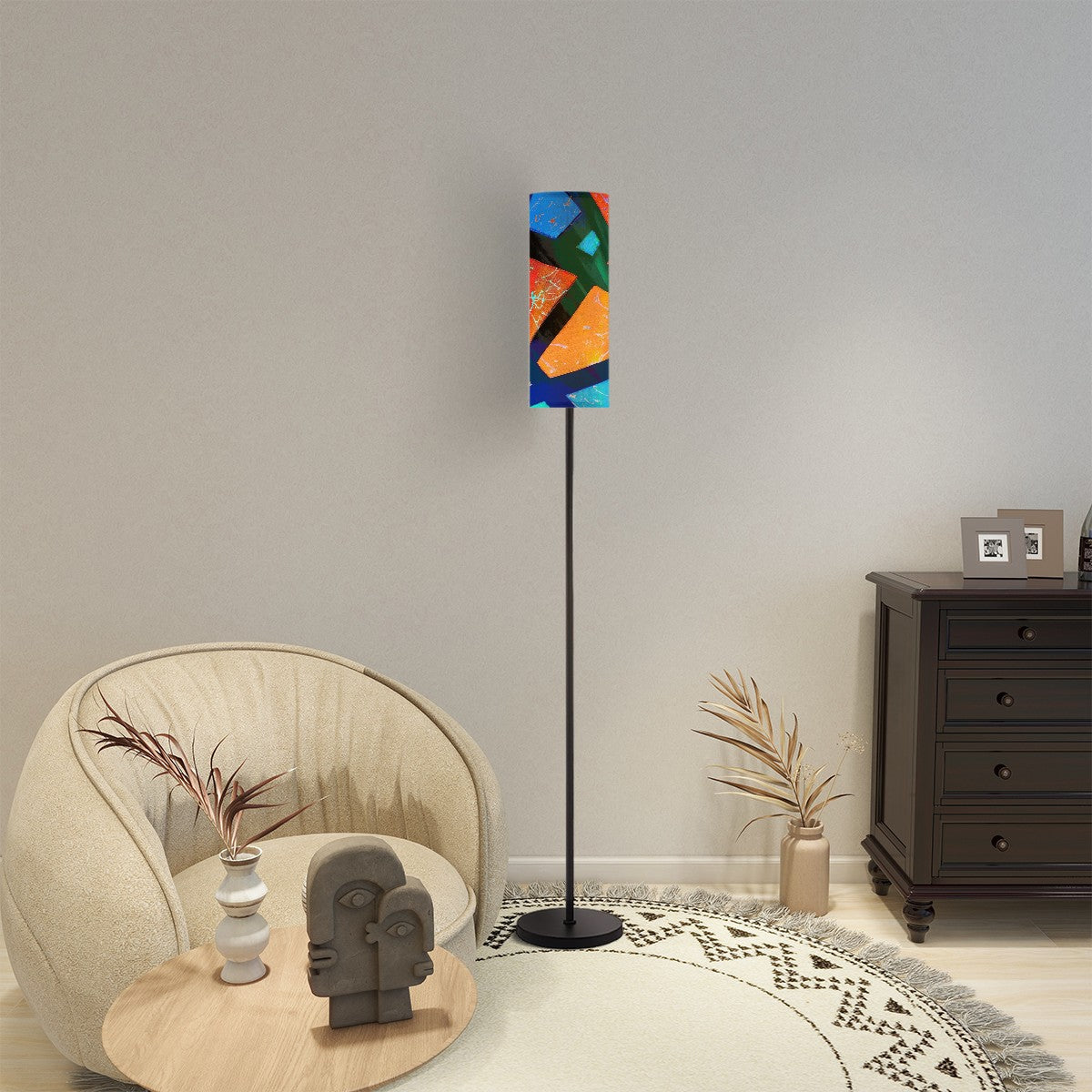 Gavin Scott Pillar Torch Floor Lamp