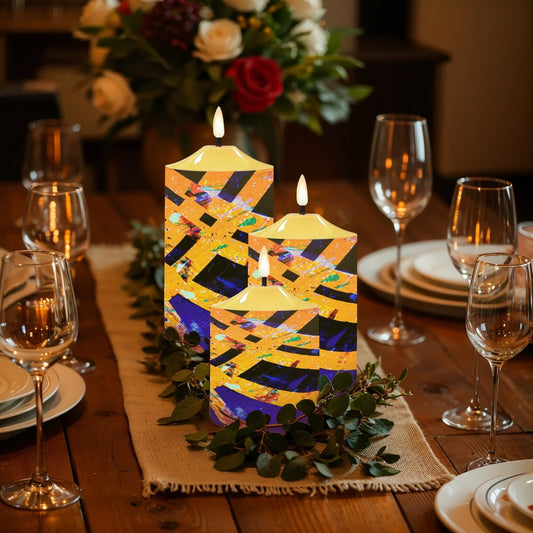 Gavin Scott Flameless Candles w/Remote (Set of 3)