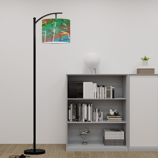 Gavin Scott Arc Floor Lamp w/Remote
