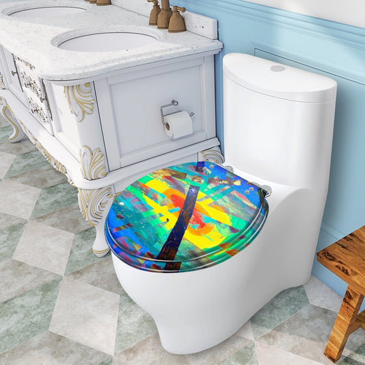 Gavin Scott Universal Toilet Seat w/Matching Soft-close Lid